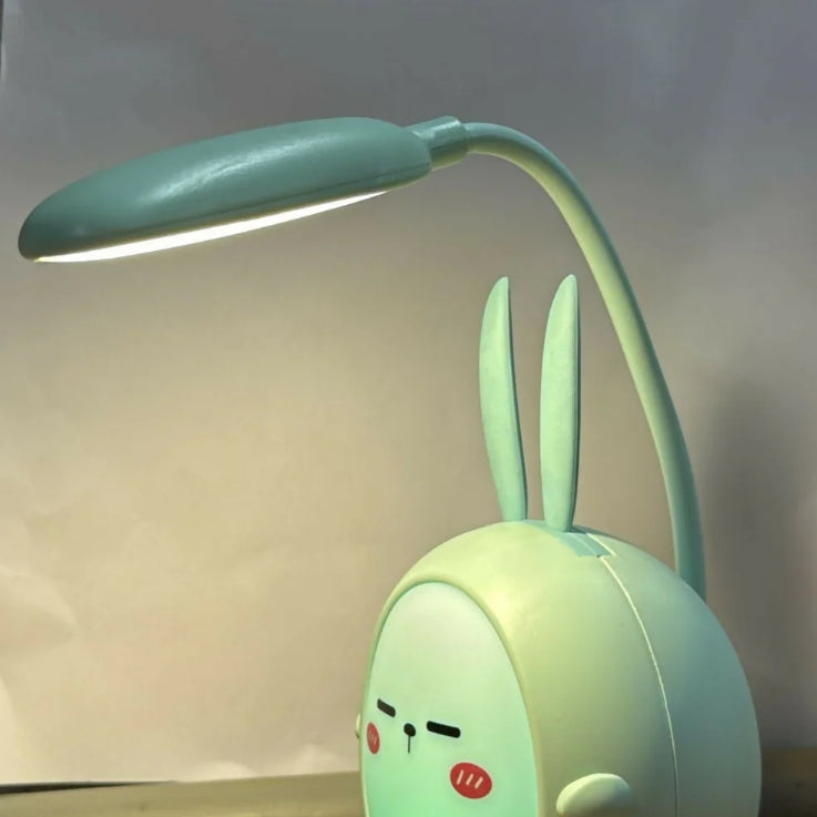 Bunny LED Desk Lamp – Adjustable Neck with USB Charging