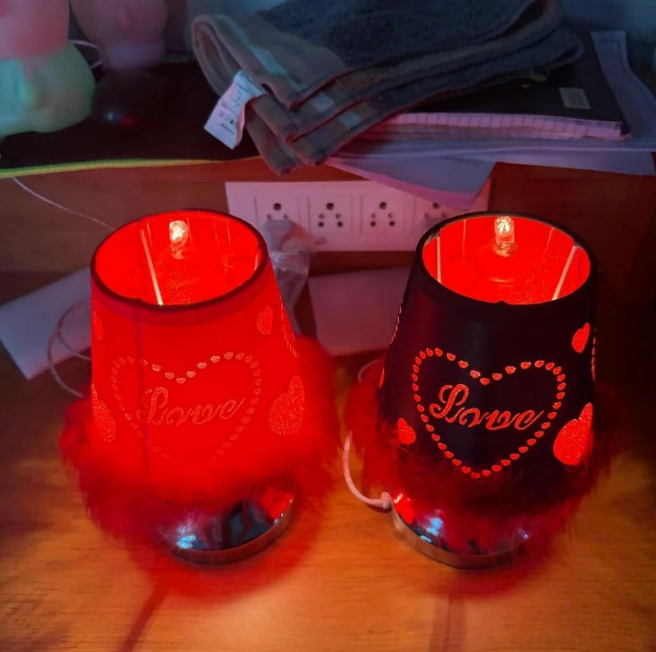 Love Heart LED Table Lamp – Romantic Home Decor with Soft Glow