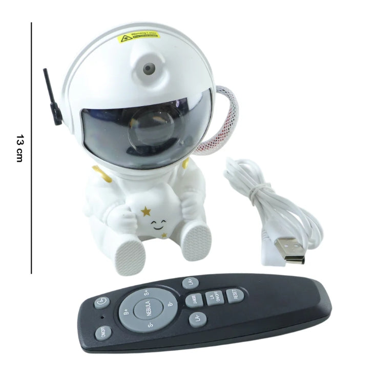 Astronaut Galaxy Star Projector – Remote-Controlled Night Light