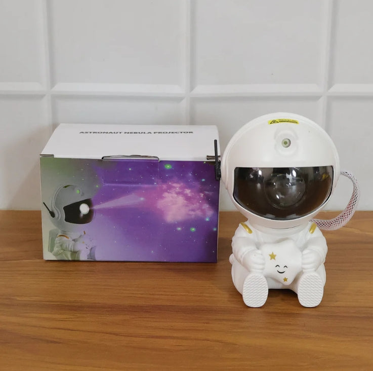 Astronaut Galaxy Star Projector – Remote-Controlled Night Light