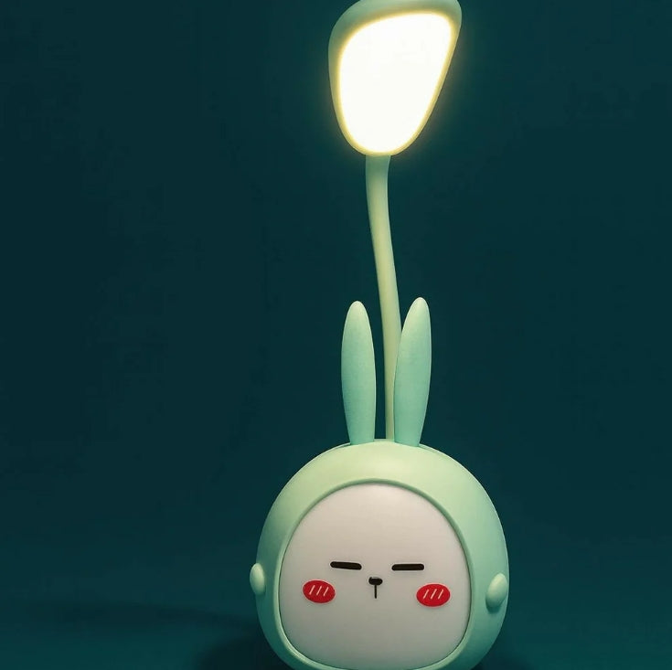 Bunny LED Desk Lamp – Adjustable Neck with USB Charging