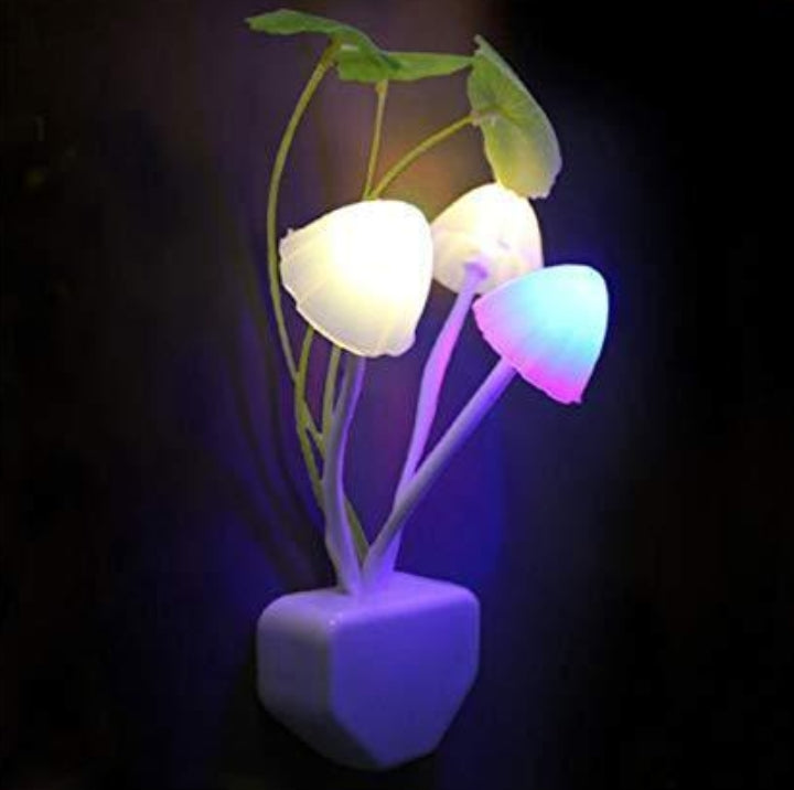Mushroom Night Light – LED Sensor Lamp (Colorful) | Deodap
