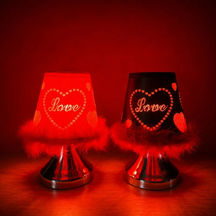 Love Heart LED Table Lamp – Romantic Home Decor with Soft Glow