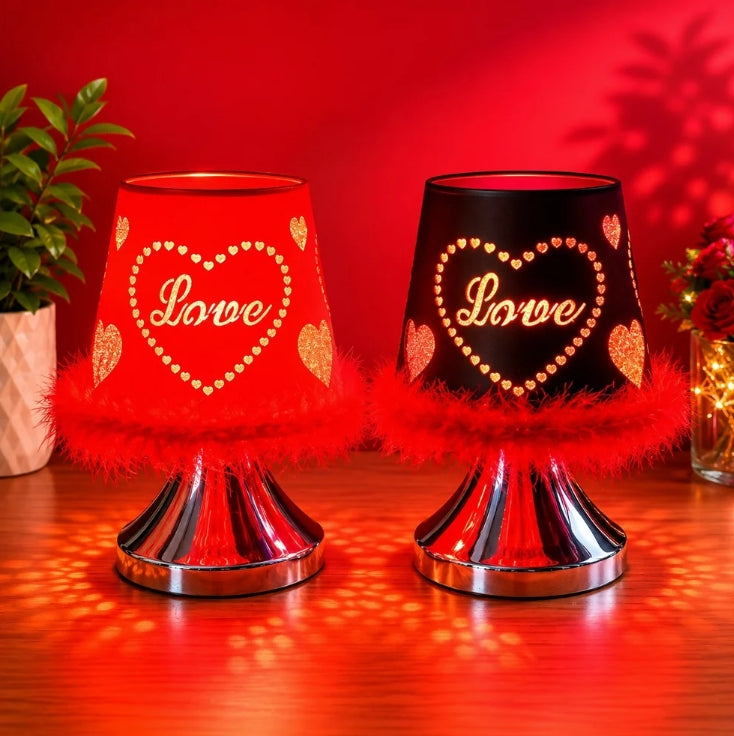 Love Heart LED Table Lamp – Romantic Home Decor with Soft Glow