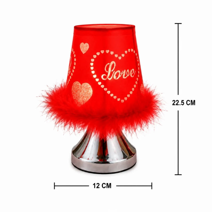 Love Heart LED Table Lamp – Romantic Home Decor with Soft Glow