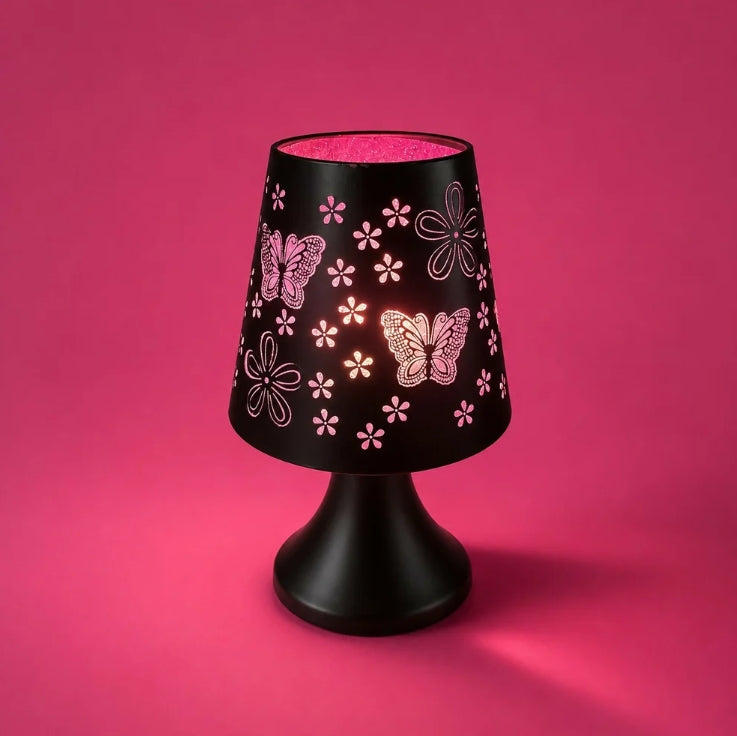 Butterfly Cutwork LED Table Lamp – Elegant Ambient Lighting for Home