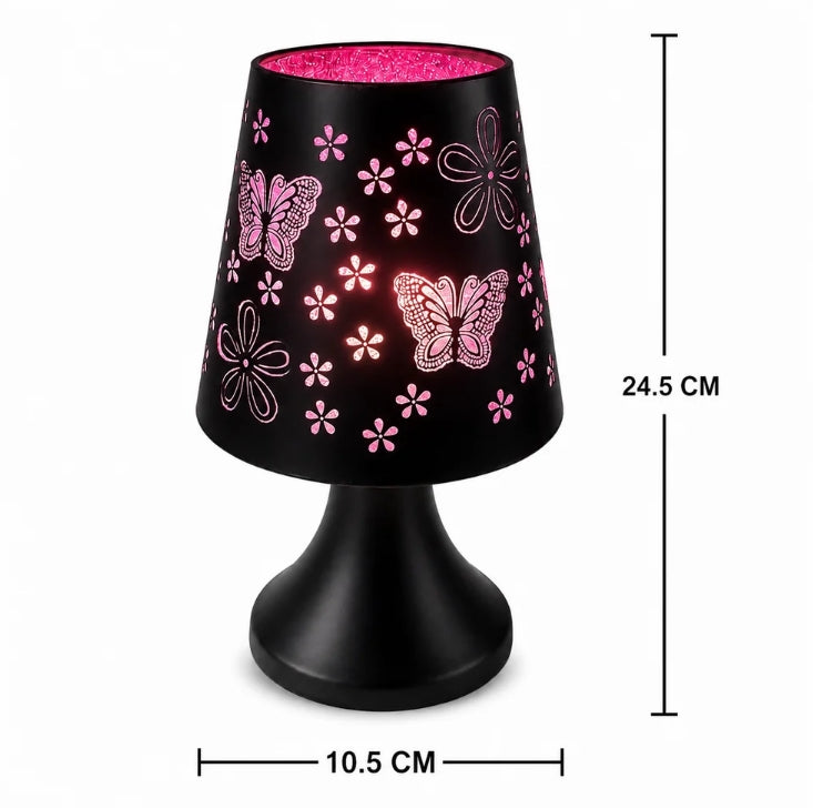 Butterfly Cutwork LED Table Lamp – Elegant Ambient Lighting for Home