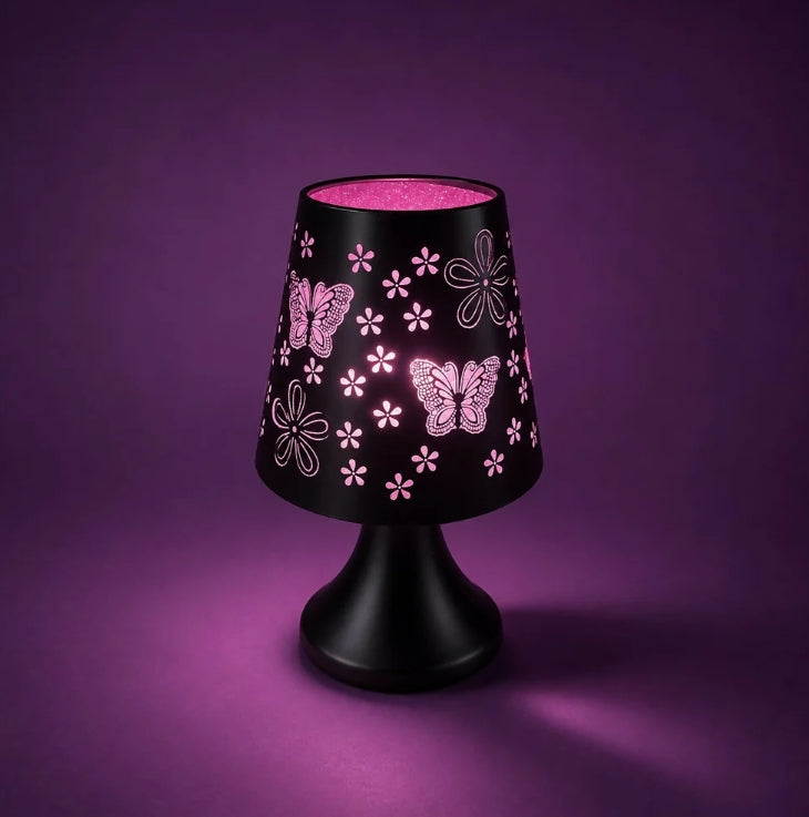 Butterfly Cutwork LED Table Lamp – Elegant Ambient Lighting for Home