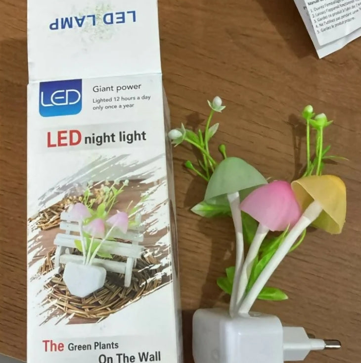 Mushroom LED Night Light – Soft Glow Plug-In Decor lamp