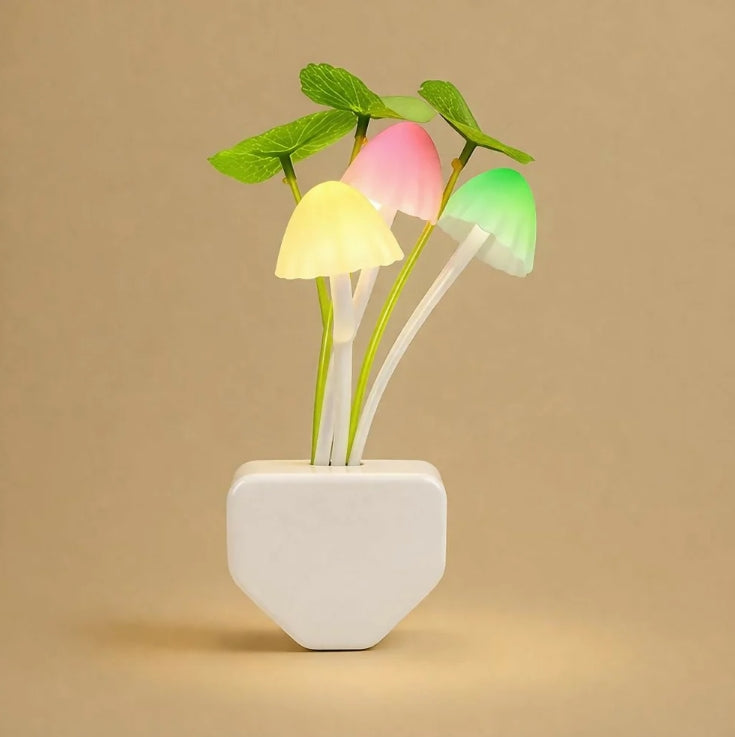 Mushroom LED Night Light – Soft Glow Plug-In Decor lamp